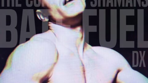 cover for THE CONCRETE SHAMANS album BATE FUEL, DX queer pop music, music for gay men, masculine sexuality