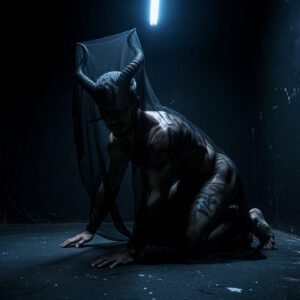 Still from the music video "Under The Black Veil" by The Concrete Shamans